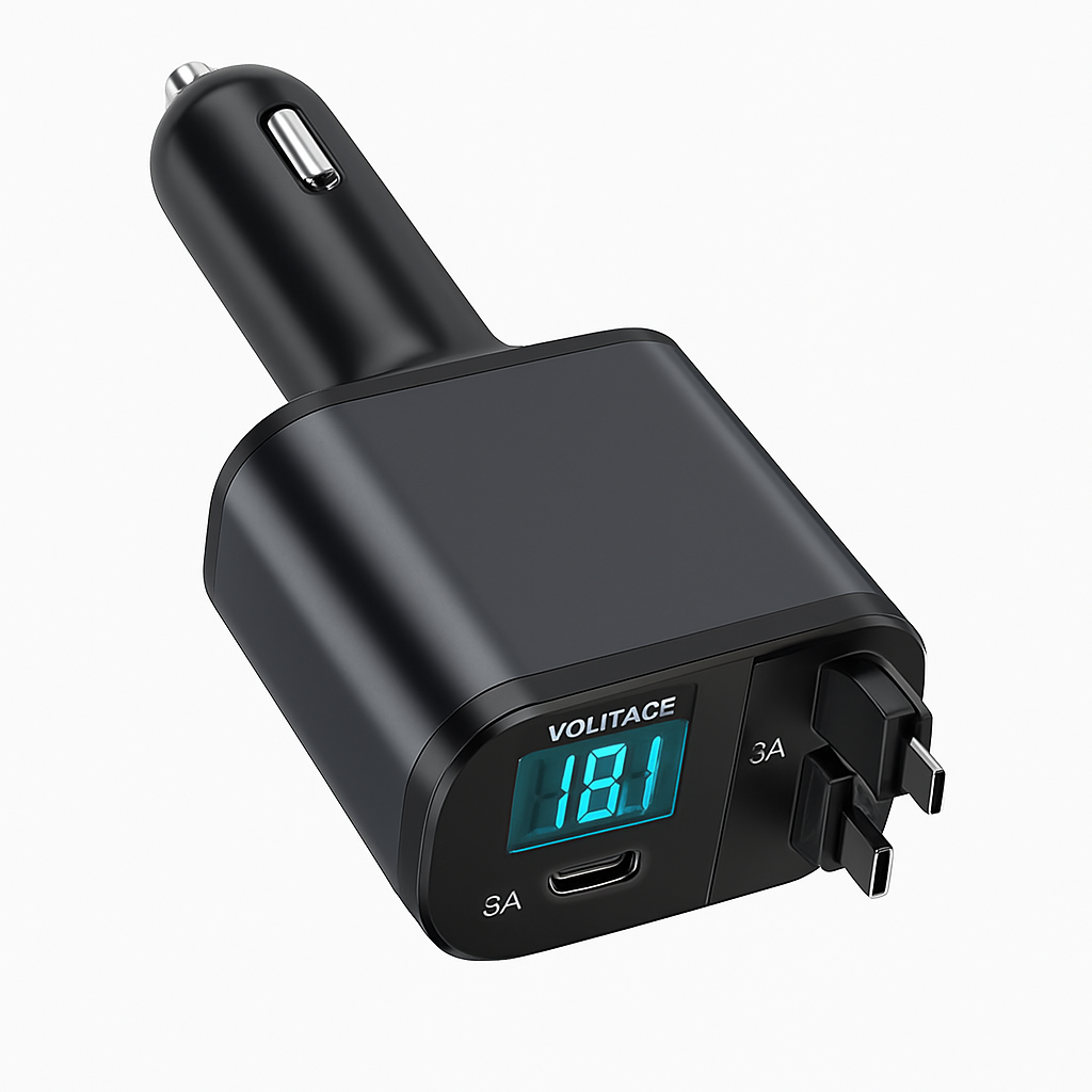 120W Multi-Port Car Charger
